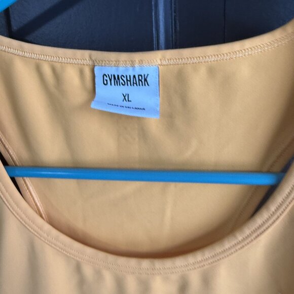 Gymshark Pulse Crop Tank Apricot Orange Training Activewear Size X-Large - Picture 7 of 10